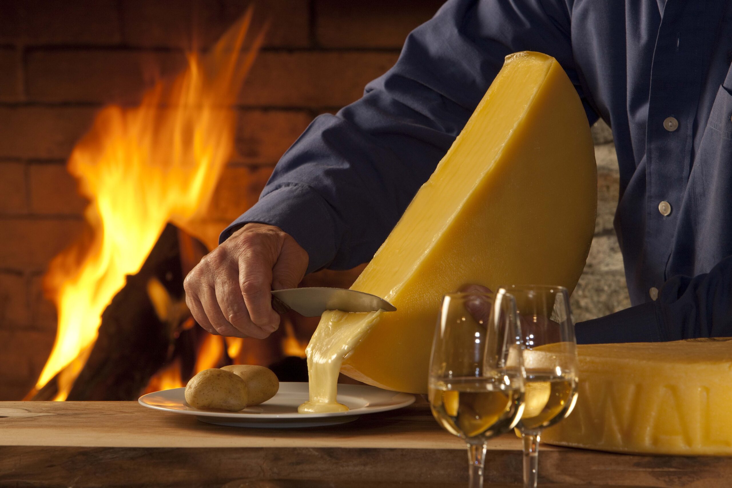 Walliser Raclette im Restaurant Bären Guttannen